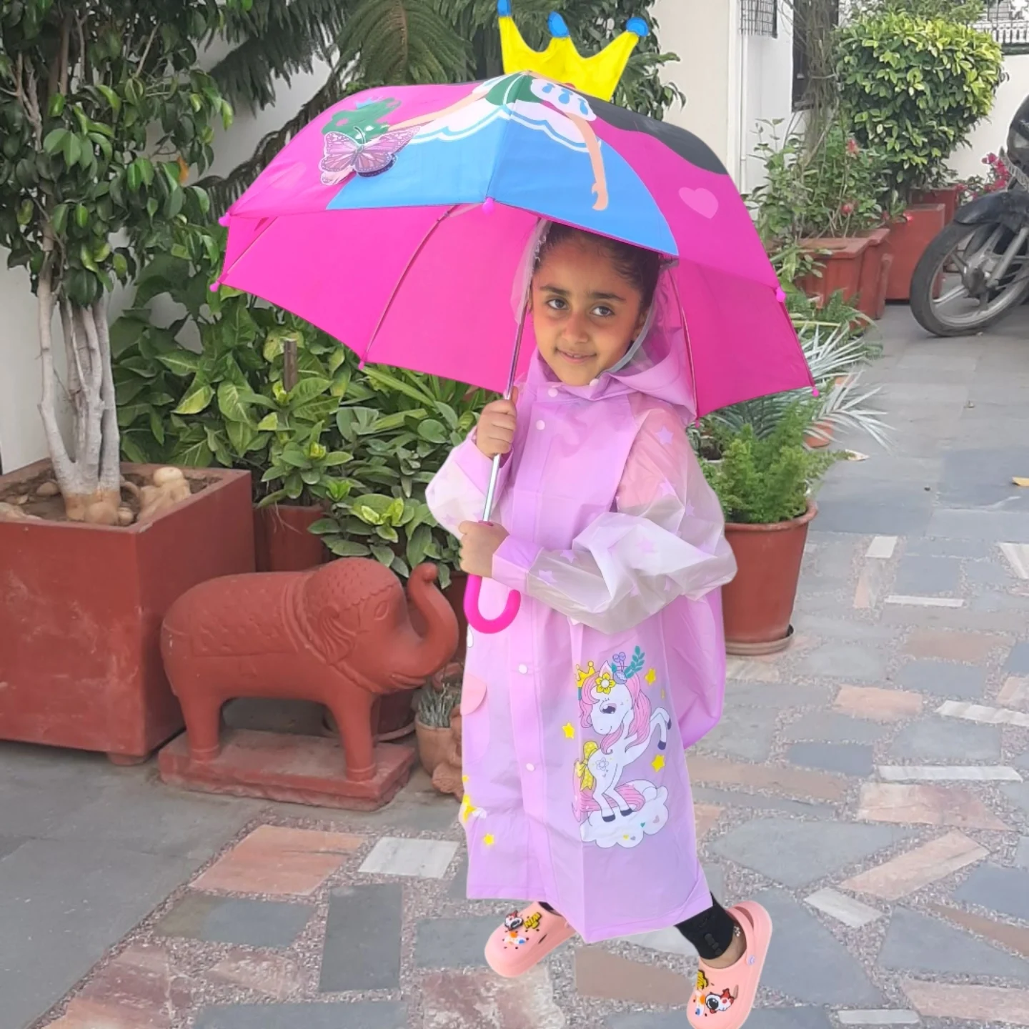 Instagram post by @himanshimordani for Babyhug. Caption reads: #collaboration with @firstcryindia

The monsoons....