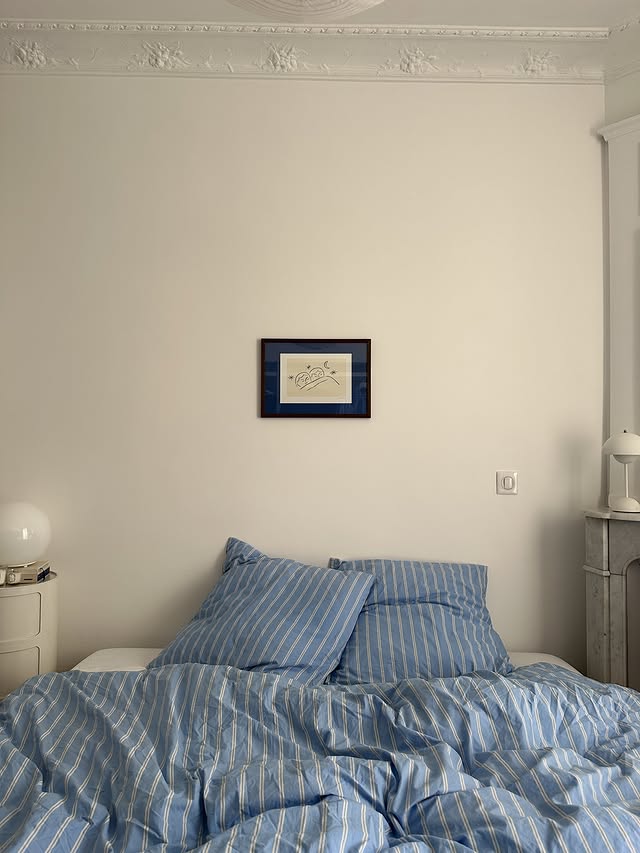 Instagram post by @our92sqm for The Poster Club. Caption reads: [...] in the bedroom and the office from....