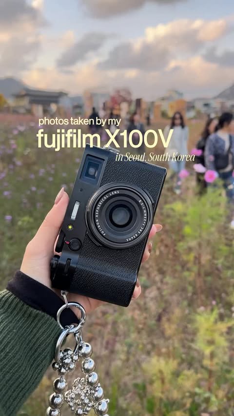 Instagram post by @cclaracr for Fujifilm. Caption reads: [...] is a sign for you, if you have been wanting....