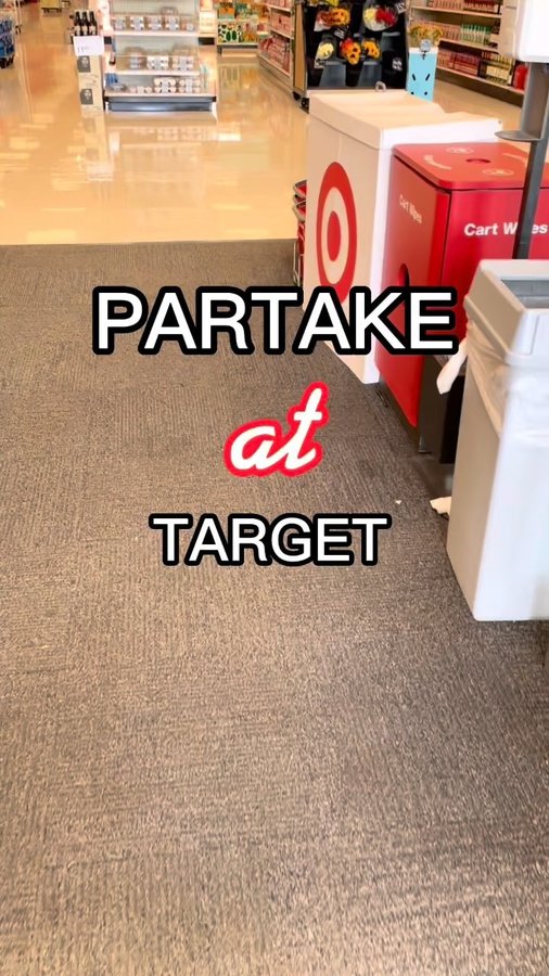 Instagram post by @shopn.with.me for Partake Foods. Caption reads: [AD] If you are looking for school-safe,....