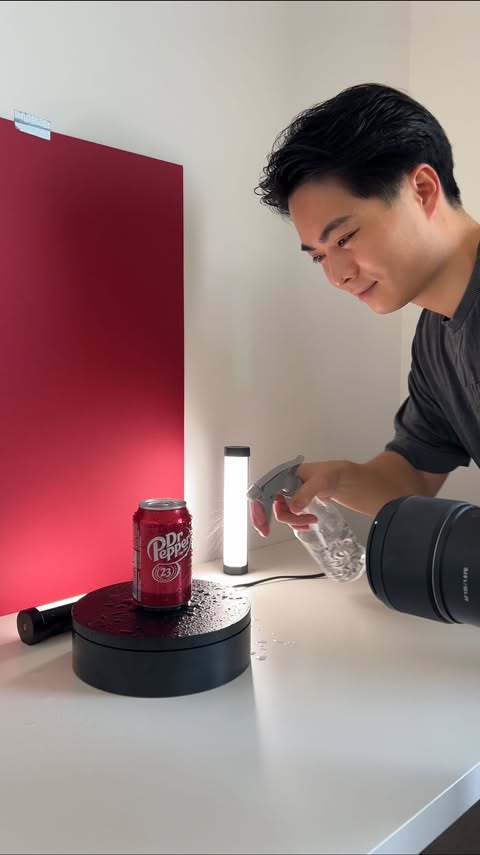 Instagram post by @dannytrn for Dr Pepper. Caption reads: I shot a commercial for @drpepper new theme song....