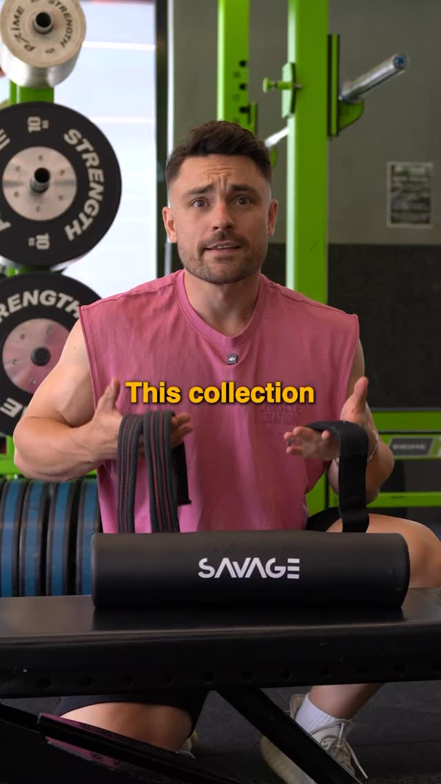 Instagram post by @jackhallowsfitness for Muscle Nation. Caption reads: 3 Things to whack in your gym bag if you wanna....