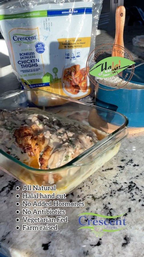 Instagram post by @summers_homemade_meals for Crescent Foods. Caption reads: Announcing the newest addition to the family:....