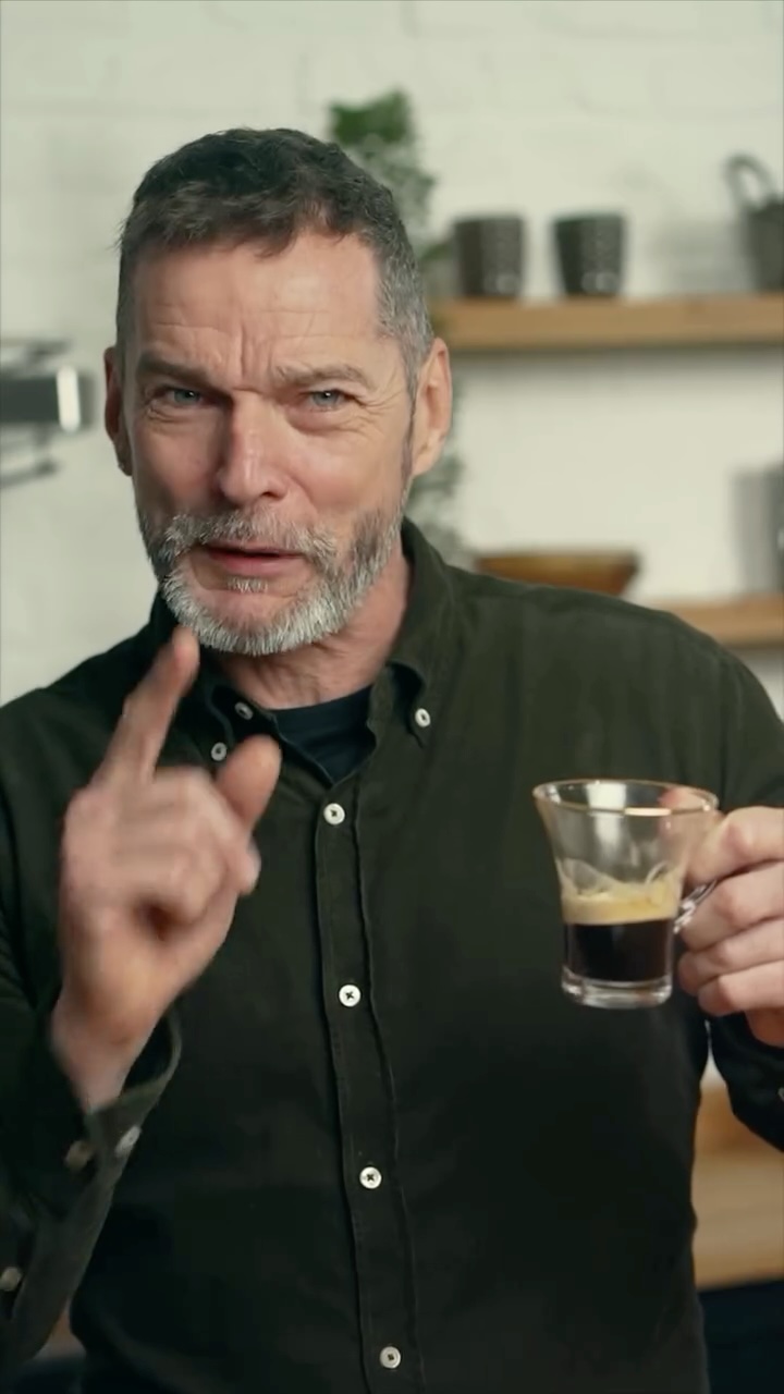 Instagram post by @fred_sirieix for LOR Espresso. Caption reads: #AD Five Great Taste Awards? Impressive. But let’s....