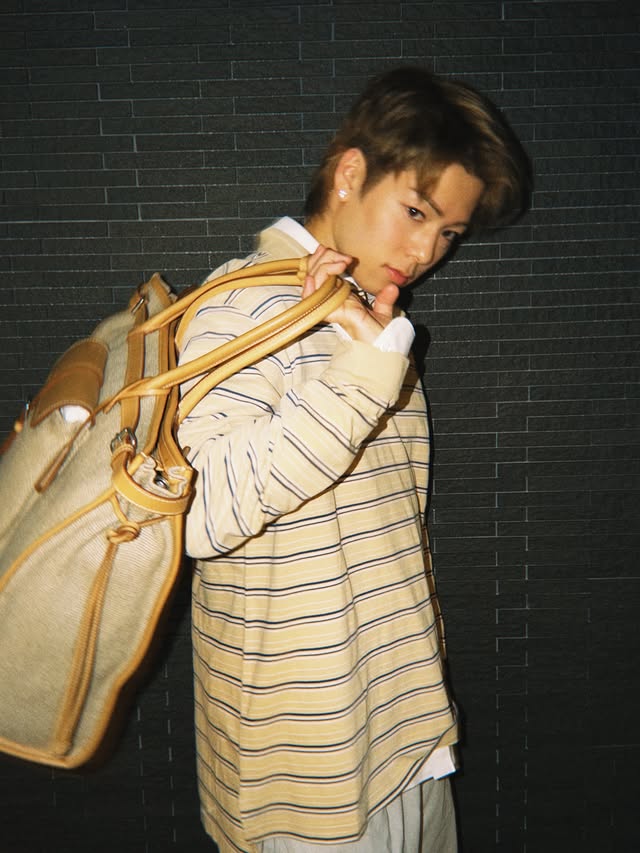 Instagram post by @kota_miura_official for Prada. Caption reads: PRADA best summer clothes and stylish bags✨ [...].