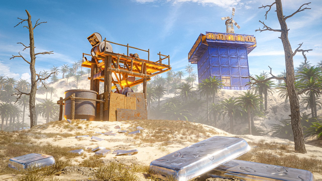 YouTube post by @qaixx2 for Epidemic Sound. Caption reads: Walling in HQM QUARRY on 1000 pop Official Rust.