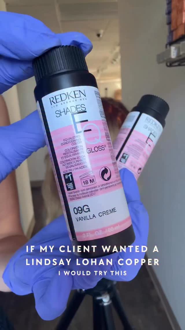 Instagram post by @adriennedara for Redken. Caption reads: 🍎IF YOU WANT TO SEE MORE CONTENT LIKE THIS ON MY....