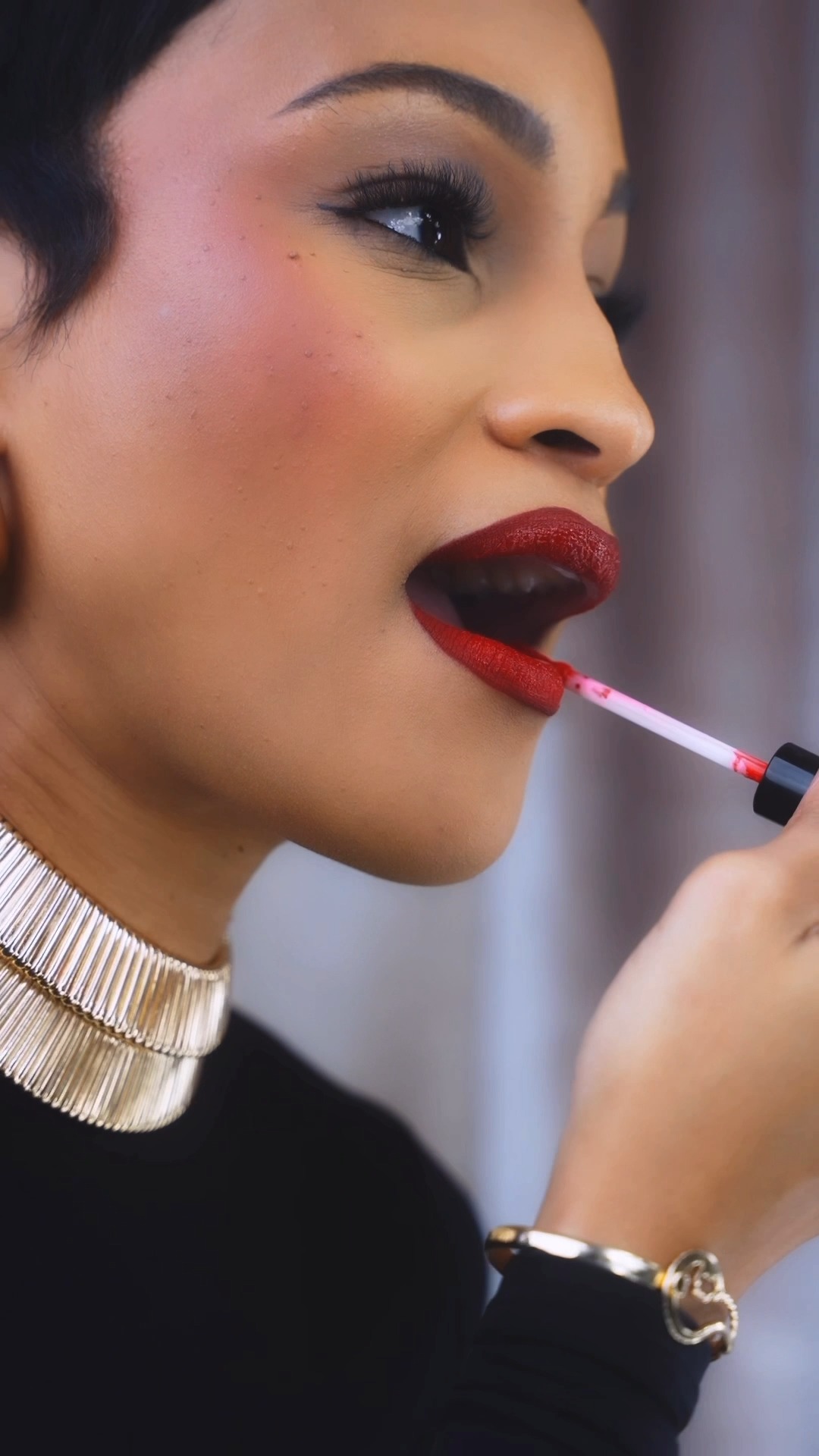 Instagram post by @janeisha_missvi for Black Radiance Beauty. Caption reads: Black Radiance® is honored to stand with @StJude....