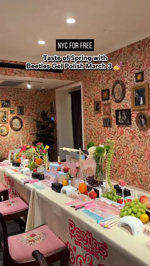Instagram post by @beetles_community for Beetles Gel Polish. Caption reads: Celebrate Spring today March 3 with Beetles Gel....