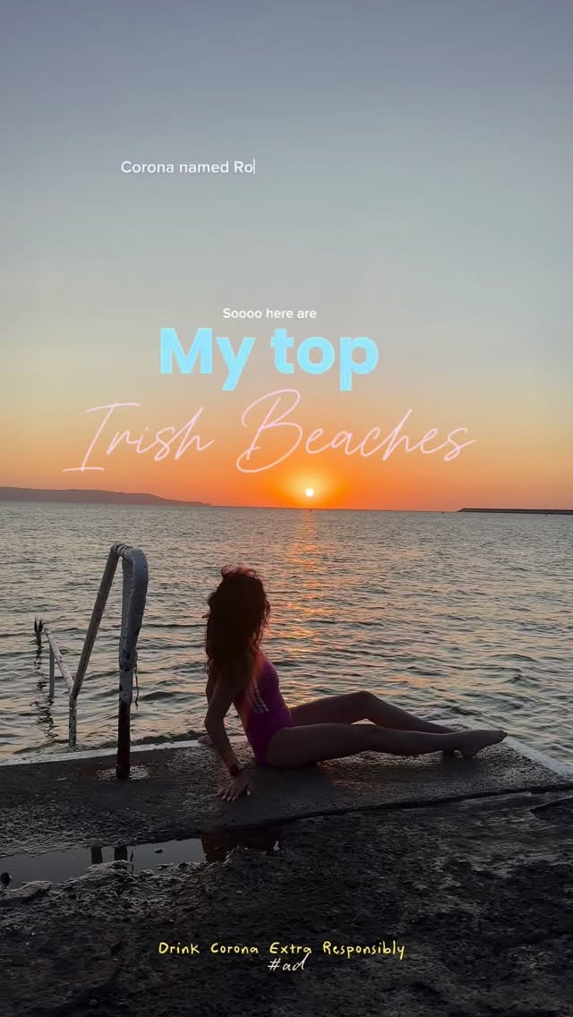 Instagram post by @dev_skehan for Corona. Caption reads: Coast to coast, I think I’ve found some good....