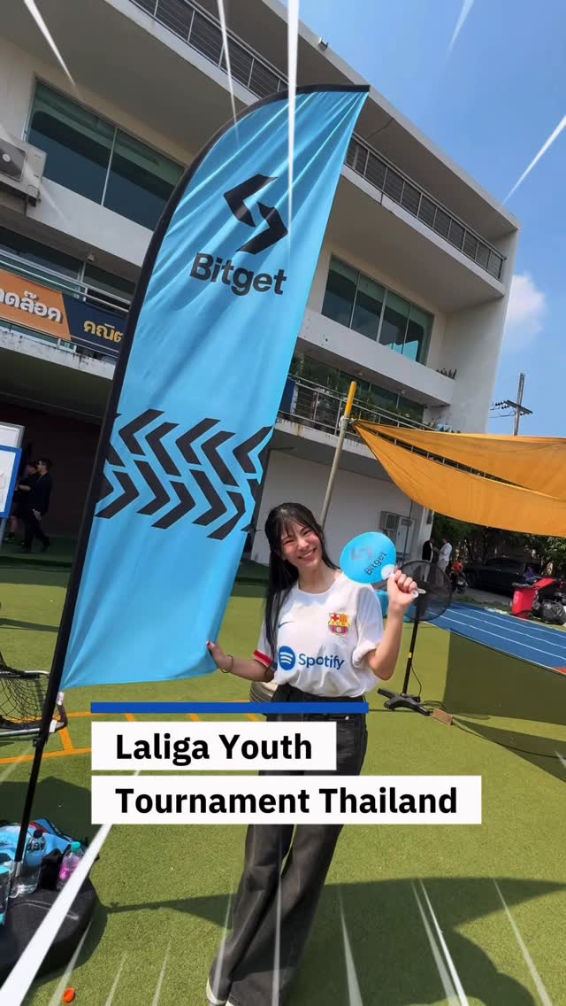 Instagram post by @pakgardishere for Bitget. Caption reads: Bitget x LALIGA Youth Tournament [...].
