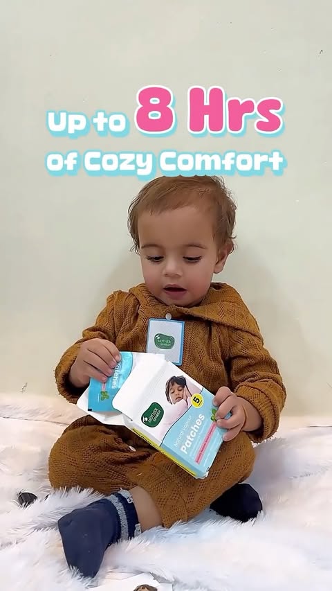 Instagram post by @advik__lavish for Mother Sparsh. Caption reads: Gentle, natural vapour patches to help kids....