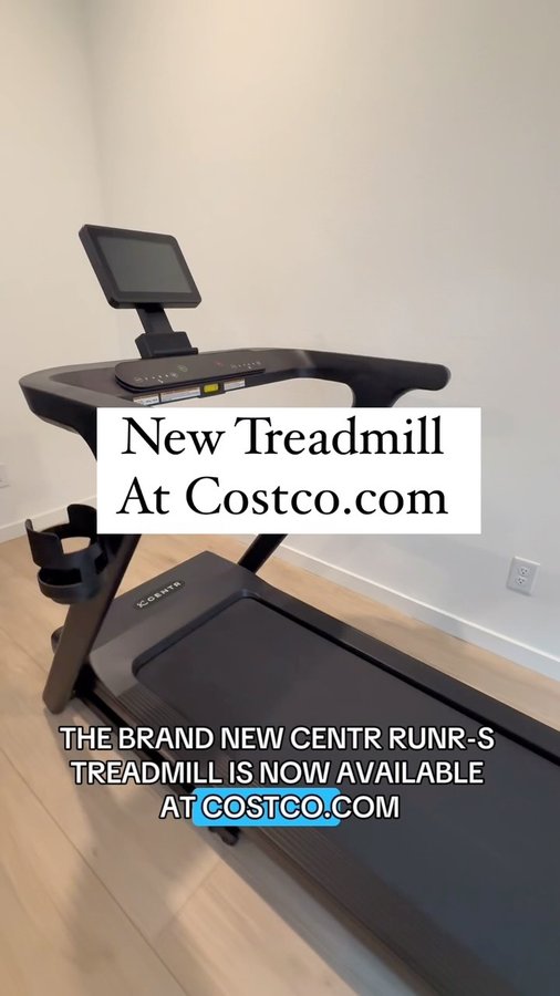 Instagram post by an influencer for Centr. Caption reads: The new @centrfit Runr-S Treadmill from [...].