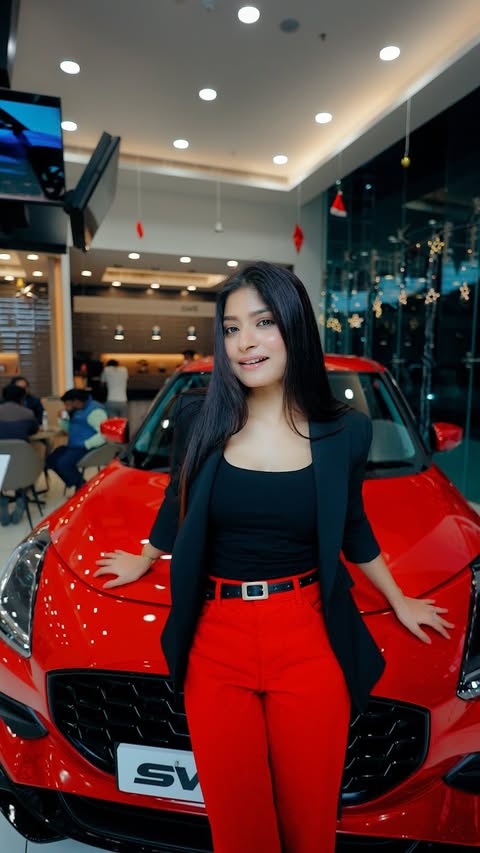 Instagram post by @trendsbychitra for Maruti Suzuki. Caption reads: [...] wait korte hobe… but December at Maruti....