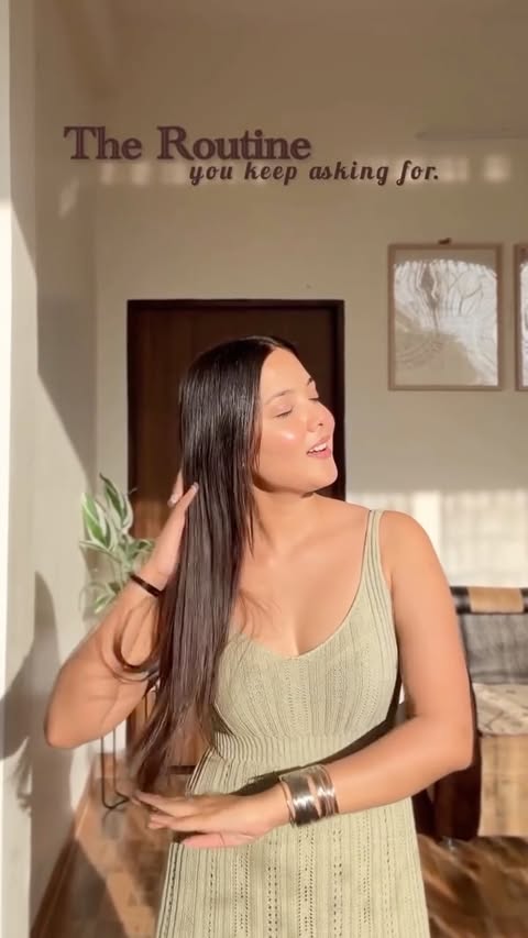 Instagram post by @__geet__._ for Kesh King. Caption reads: [...] my haircare routine has been all about Kesh....