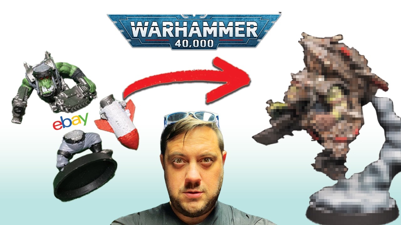 YouTube post by @eBayMiniatureRescues for UniFormation. Caption reads: I Will NEVER Finish this Warhammer Army | Rescuing....