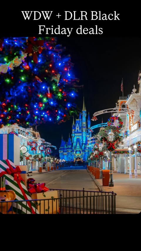 Instagram post by @misswizardingworld for Undercover Tourist. Caption reads: This is your sign to go to Disney during Christmas....