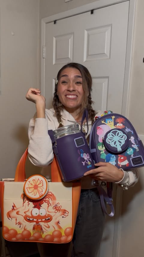 Instagram post by @estrada.twinss for loungefly. Caption reads: [...] Mexico and leaves with your entire Loungefly....