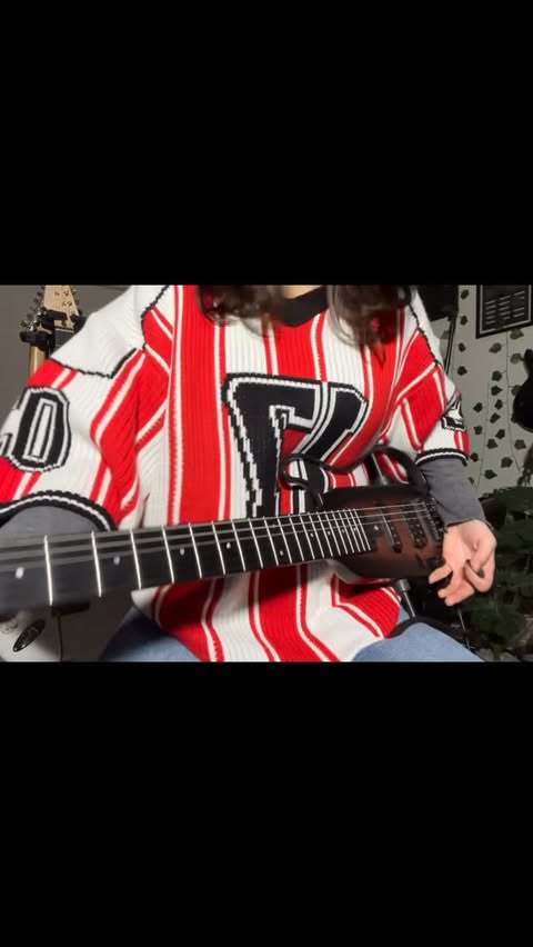 Instagram post by @thegirlwithredguitar for DonnerMusic. Caption reads: Using Hush X from @donnermusic_official....