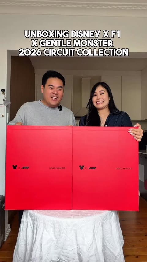 Instagram post by @adrian_finds for Disney. Caption reads: [...] You must check out the @gentlemonster x....