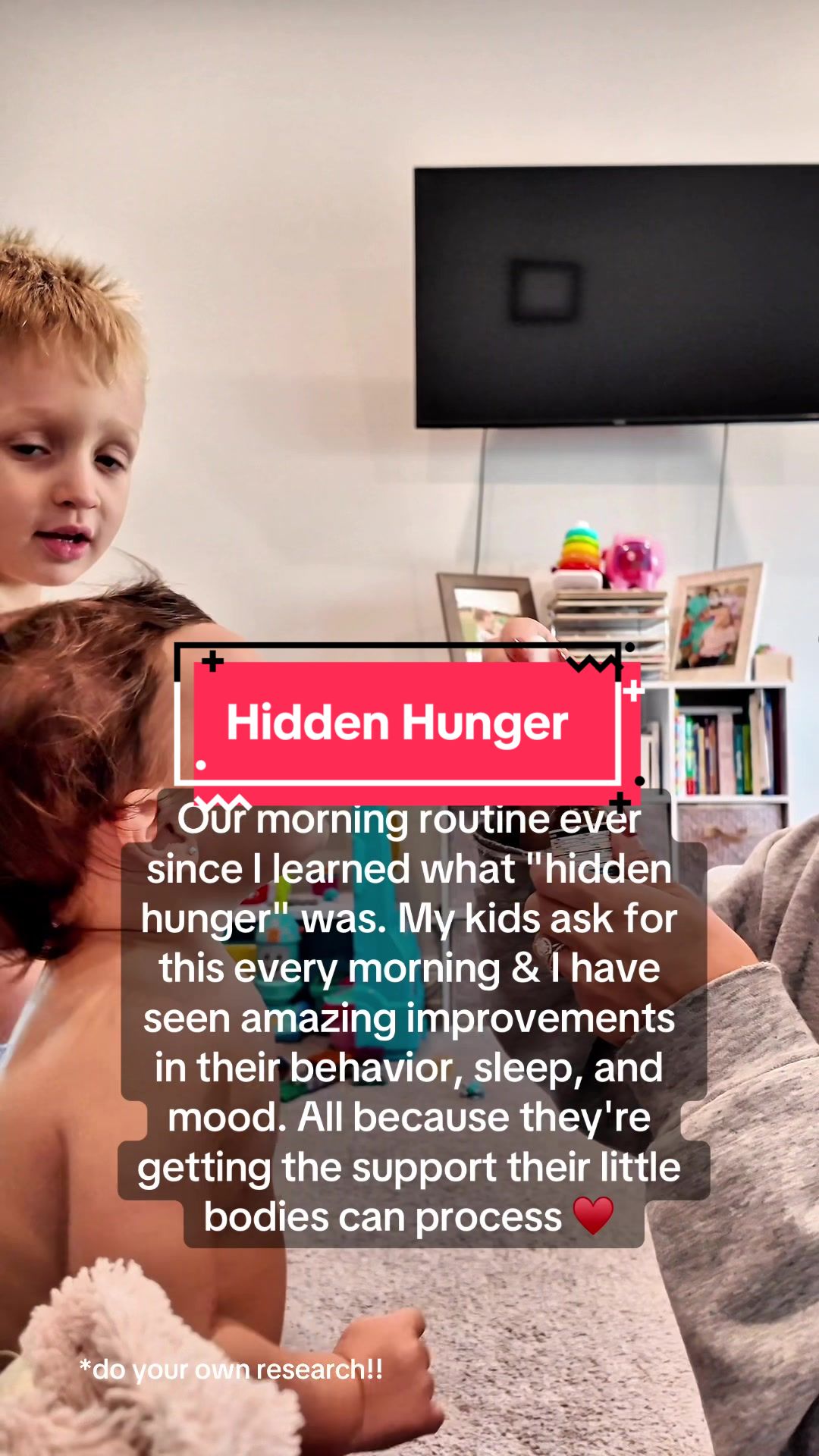 TikTok post by @thewholesome_mom for Triquetra Health. Caption reads: Mamas, don't sleep on this seriously!! @Triquetra....