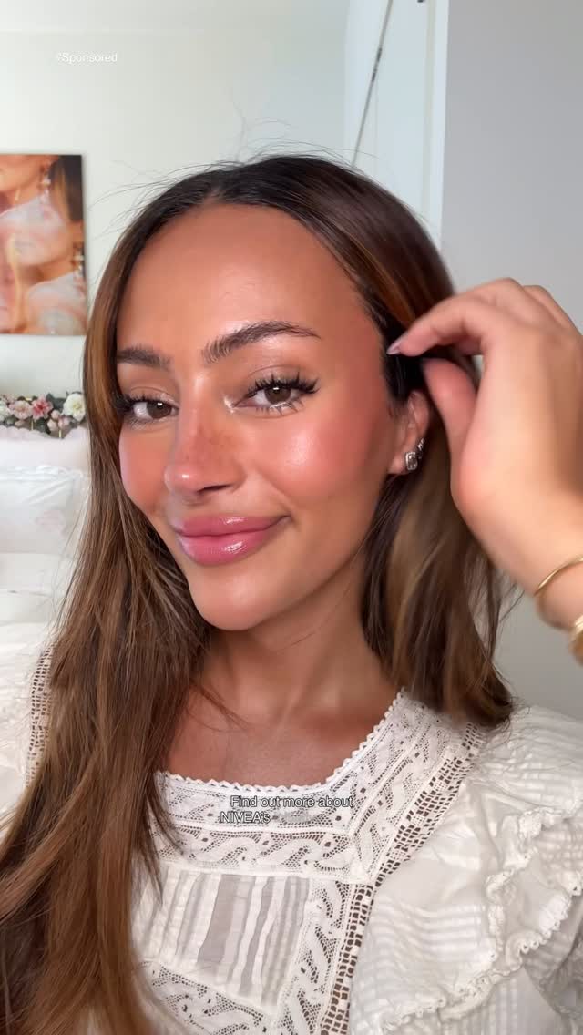 Instagram post by @xoxoemira for NIVEA USA. Caption reads: #sponsored I’ve always felt confident in my skin —....