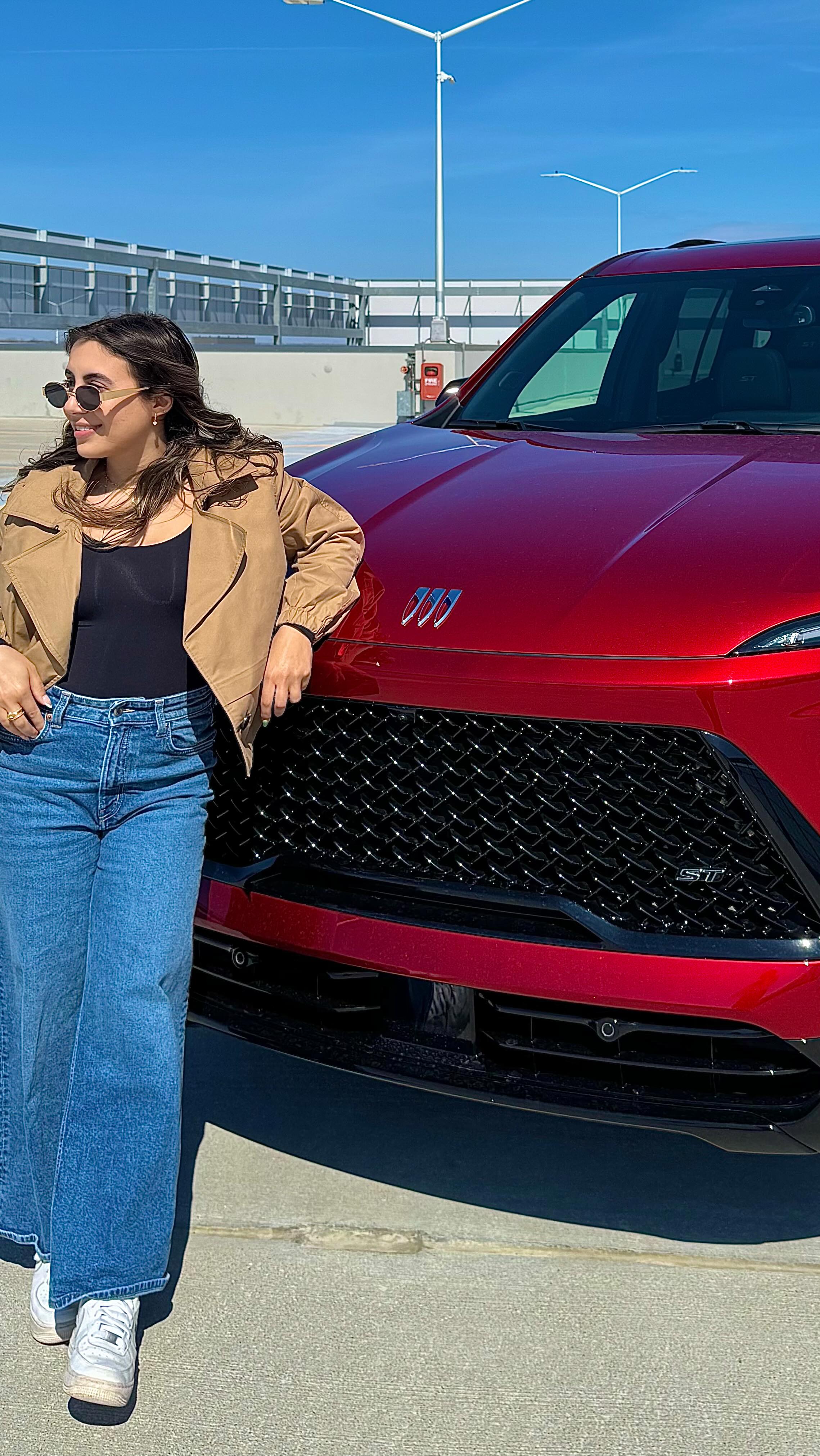 Instagram post by @stephhshamm for Buick. Caption reads: How to drive hands-free with @onstar Super Cruise....