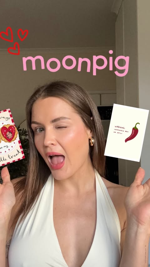 Instagram post by @_jadeebonymorris for Moonpig. Caption reads: According to Moonpig’s latest data, cheeky pics....