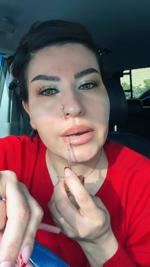 Instagram post by @get_glam_with_sadaf for Tower 28 Beauty. Caption reads: @tower28beauty 💕🫶💕.