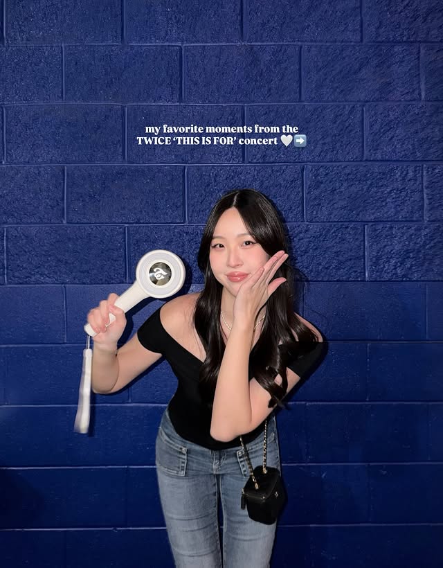 Instagram post by @jing.h for Live Nation. Caption reads: [...] the energy was unmatched 💙 thank you....