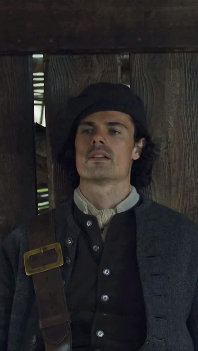 Instagram post by @outlanderobsessed for STARZ. Caption reads: [...] begins. Watch #BloodOfMyBlood now on....