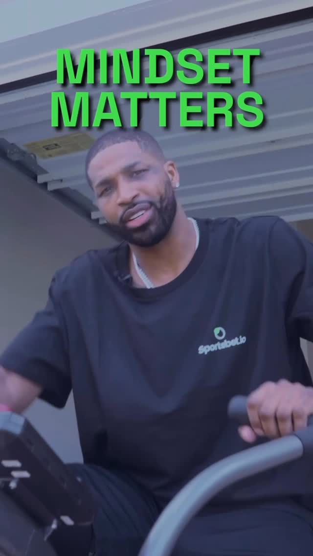 Instagram post by @realtristan13 for Sportsbet.io. Caption reads: It all starts upstairs.
Mindset drives....