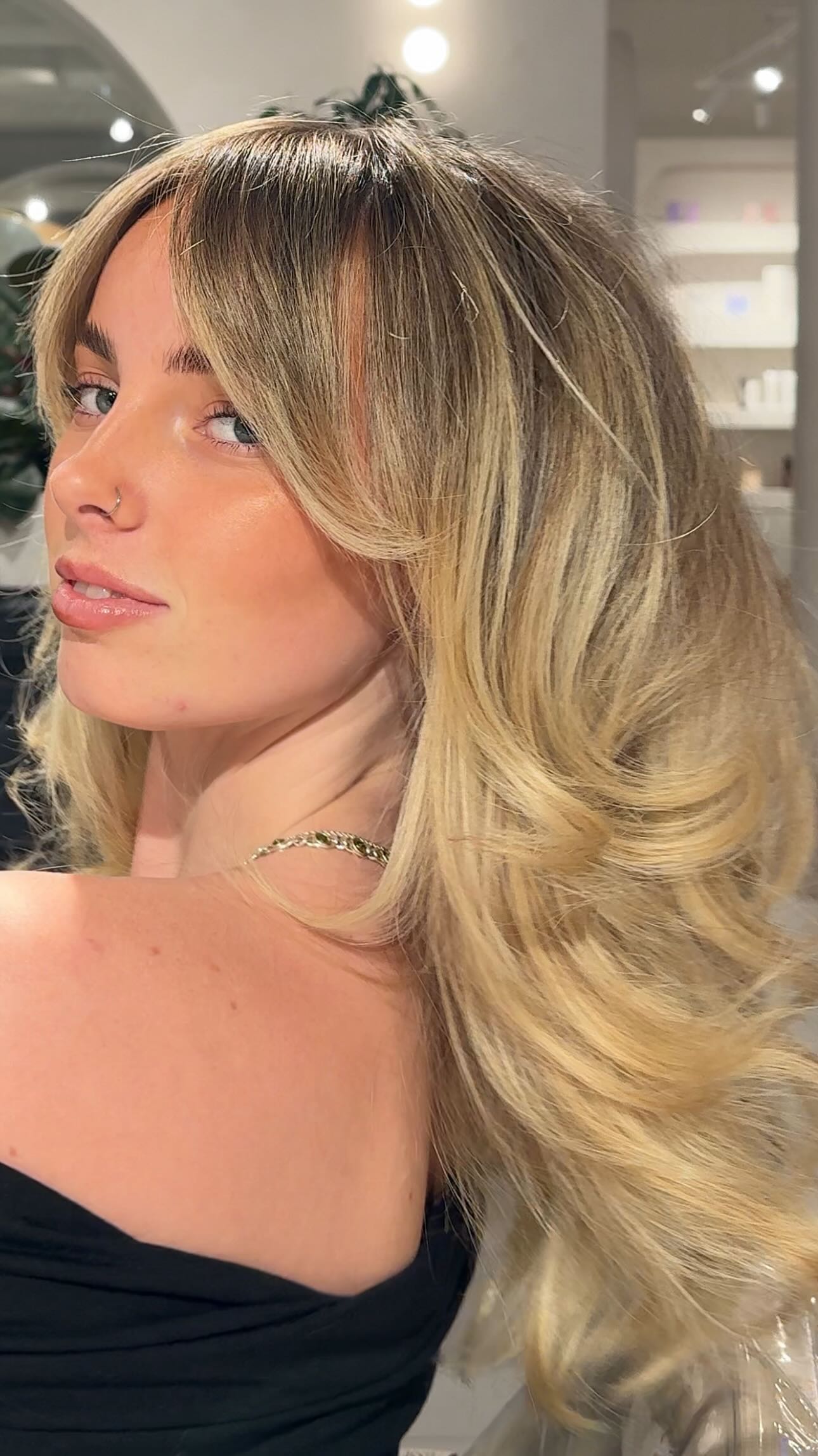 Instagram post by @alarah_studio for Color Wow Hair. Caption reads: Old money layers 💸

PRODUCTS
@natalieannehaircare....