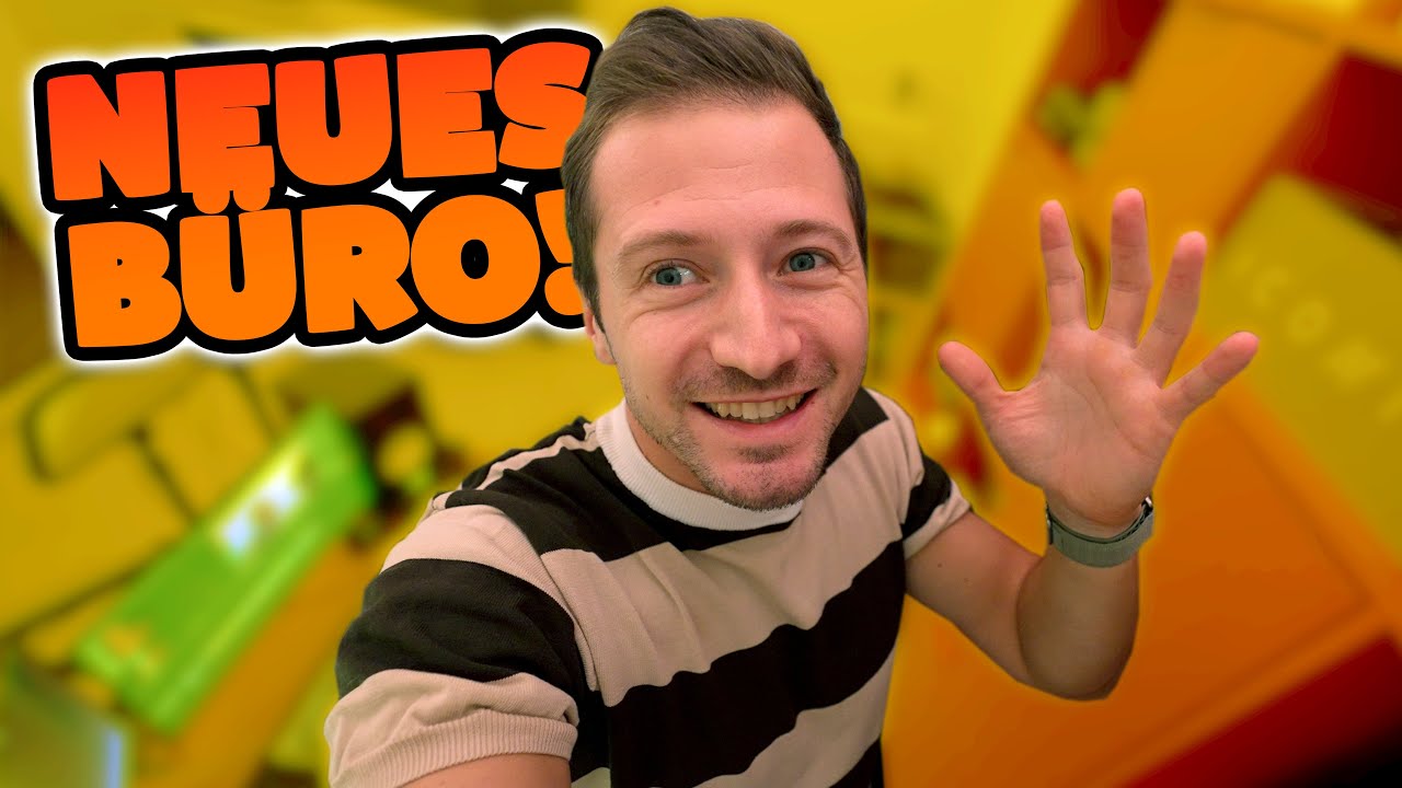 YouTube post by @izzi for Holzkern. Caption reads: MY NEW OFFICE!.