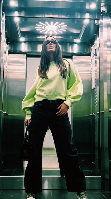 Instagram post by @luisaduques for G-Star RAW. Caption reads: Tuesday feels! @gstarraw_colombia 🖤.