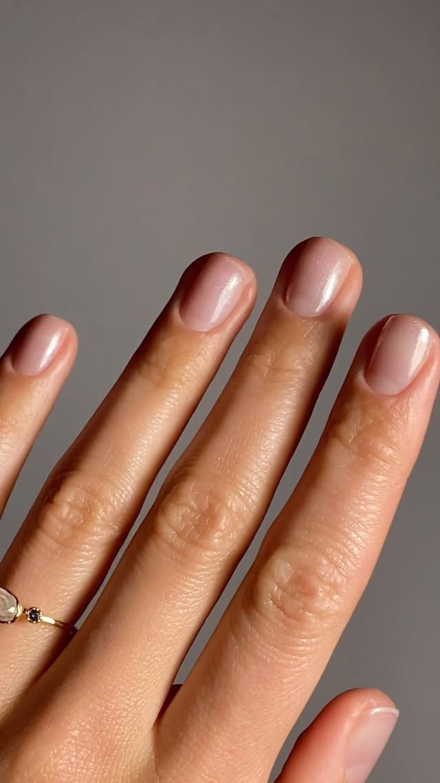 Instagram post by @matejanova for Bio Sculpture. Caption reads: @biosculpturegelgb Volcanic Base & Almond Oil ad....