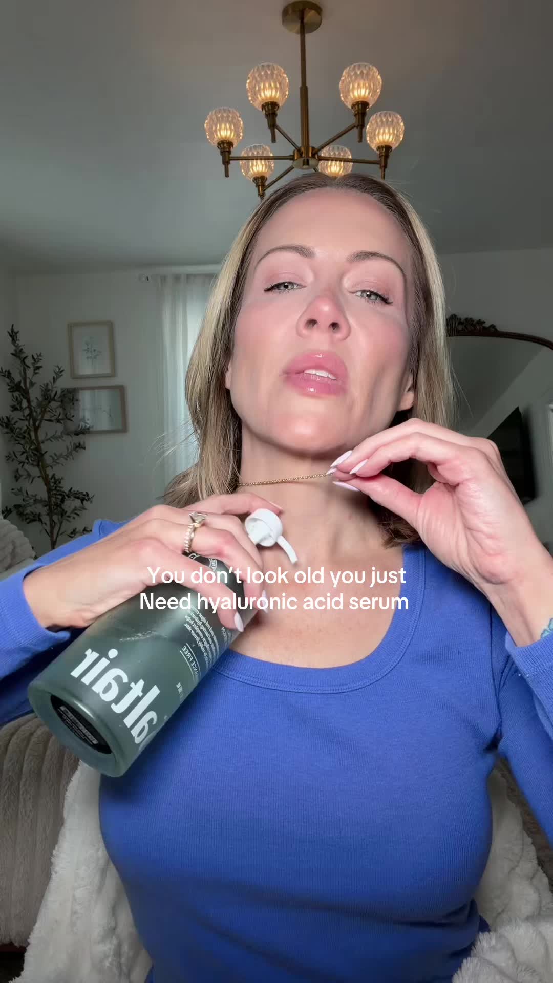 TikTok post by @thebeautygirlsarah for Saltair. Caption reads: @Saltair Body Saltair hyaluronic acid [...].