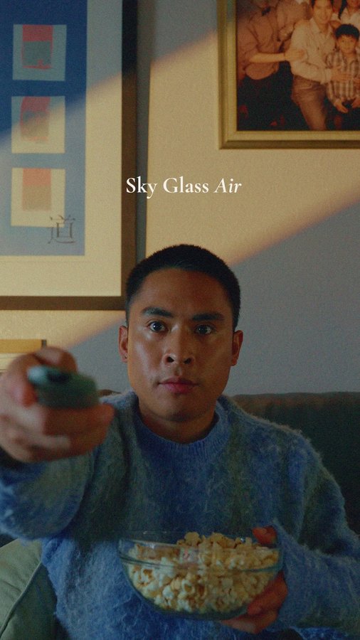 Instagram post by @woahpaolo for Sky. Caption reads: AD | I did something nice for my parents (or maybe....