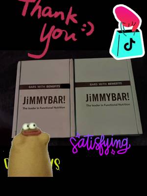 TikTok post by @kelmaby for JiMMYBAR!. Caption reads: I Love @JiMMYBAR Functional Protein #protein [...].