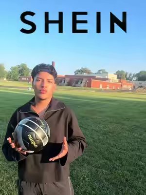 TikTok post by @josebaeofficial for SHEIN Sports. Caption reads: I’m so in love 🏃🏽⚽️ @shein_sports @SHEIN US....