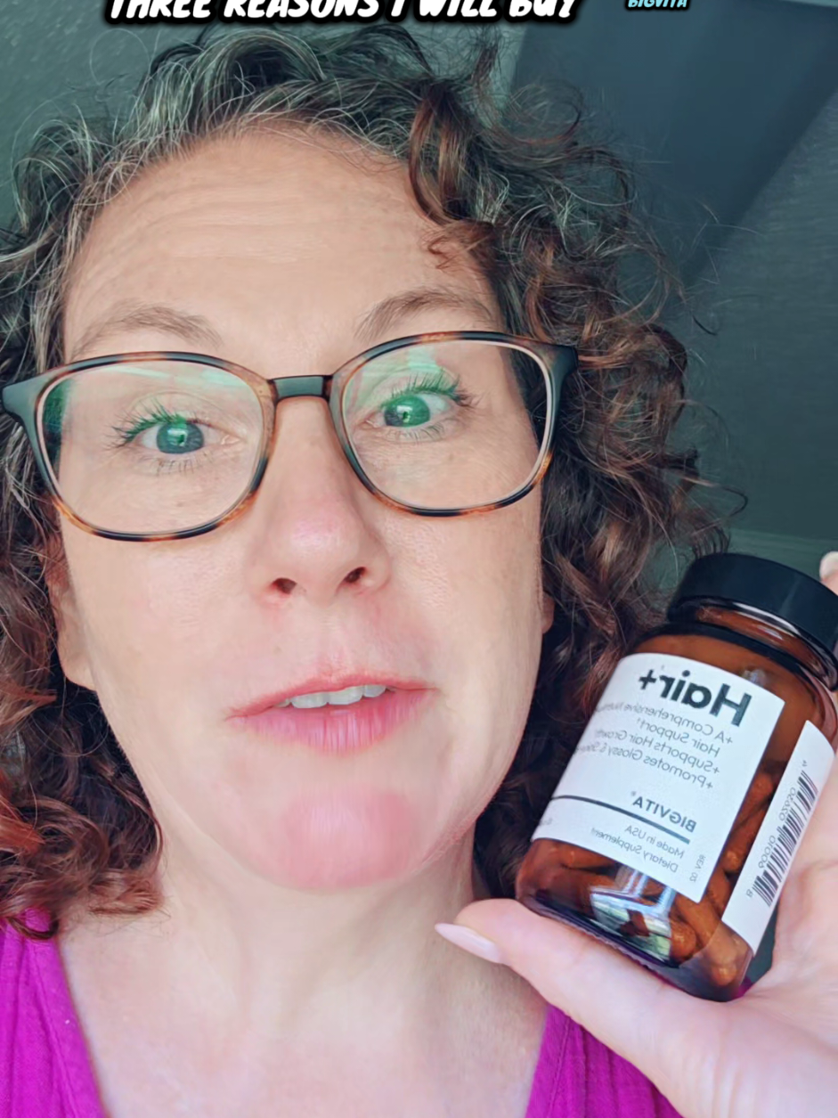 TikTok post by @shantel..omg for BIGVITA. Caption reads: [...] #hairlosssolutions #hairsupplement @BIGVITA....