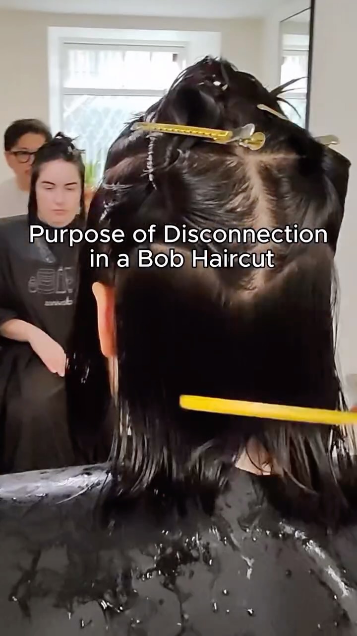 Instagram post by @bob_hairslovers for MODERN SALON. Caption reads: One of the Bobs in Dublin, but the one you’ll want....