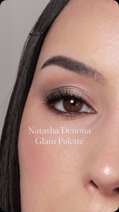 Instagram post by @ashleykaylamakeup for Natasha Denona Beauty. Caption reads: The softest smoky eye using the....