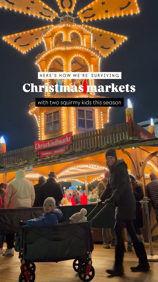 Instagram post by @kidfriendlystays for EVER ADVANCED. Caption reads: We were blown away by the charm at this bustling....