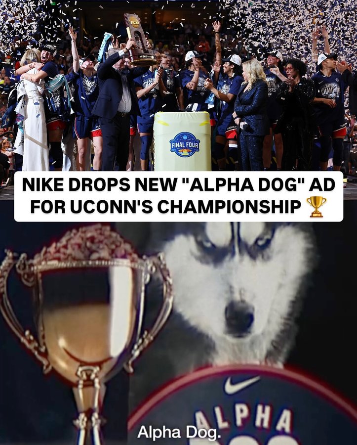 Instagram post by @brwsports for Bleacher Report. Caption reads: Nike dropped a new "Alpha Dog" ad immediately....