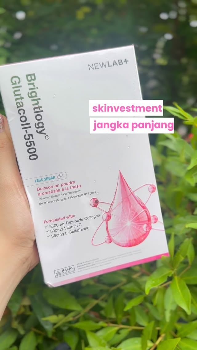 Instagram post by @adindapsoebroto for Newlab. Caption reads: [...] tapi kita jg perlu asupan dari dalam....