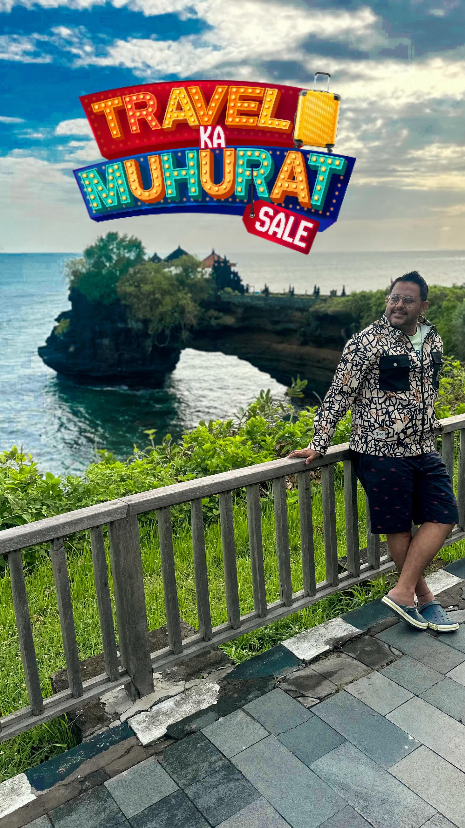 Instagram post by @chefanishdeshmukh200 for MakeMyTrip. Caption reads: [...] trust me, nothing feels better....