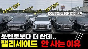 YouTube post by @인싸케이k彡 for Ajd Interior. Caption reads: 🚨The Terrifying Reason Palisade Used Car Prices....
