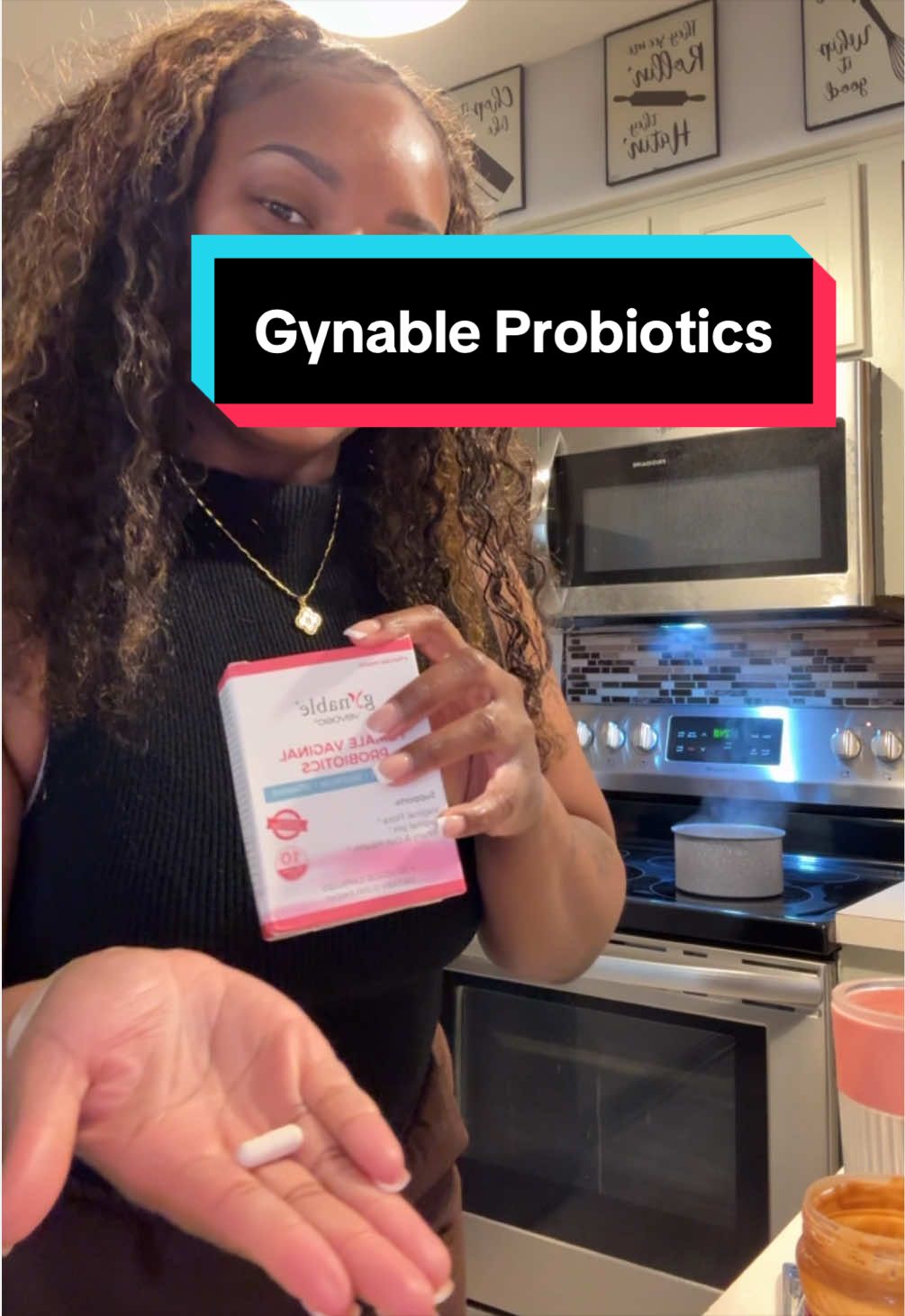 TikTok post by @sugarsnaps_ for Gynable. Caption reads: Have you tried these yet? 👀🥰 #gynable @Gynable.