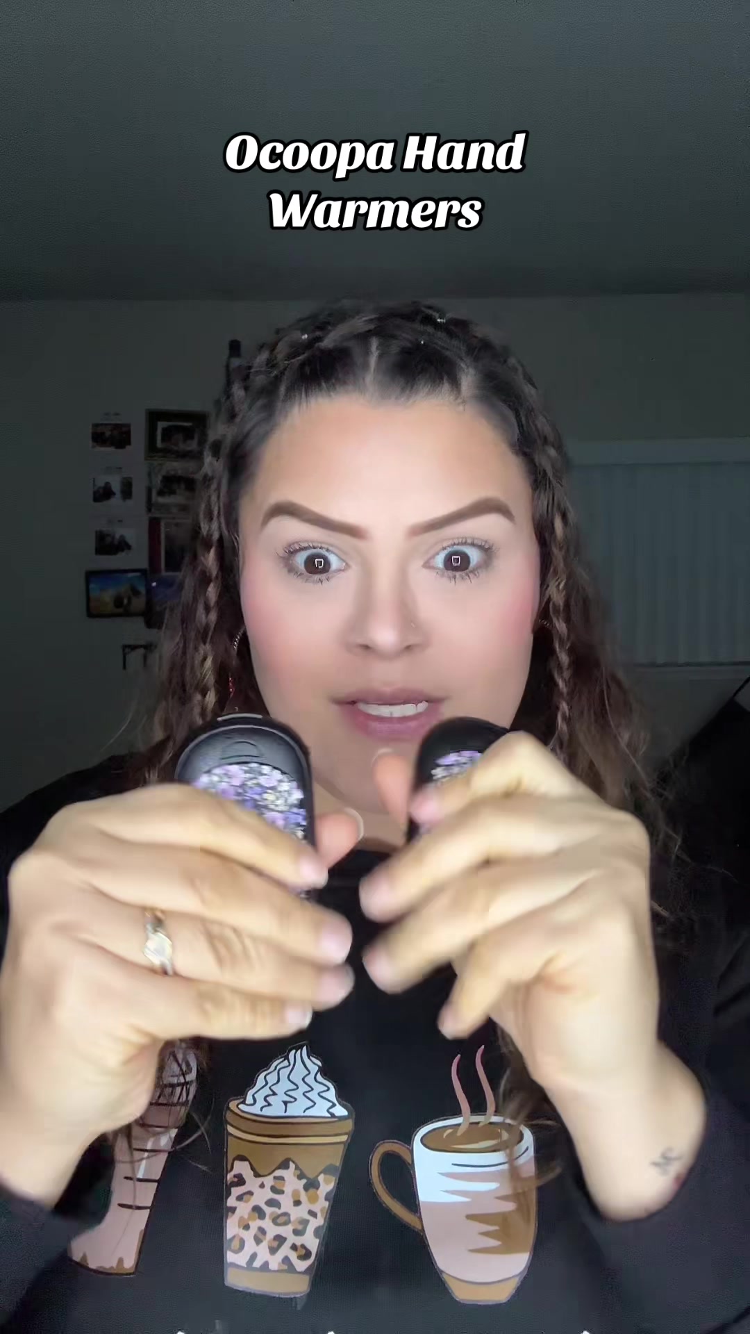 TikTok post by @mzznofilter for Ocoopa. Caption reads: [...] Days feel a lot softer with @warmwithocoopa....